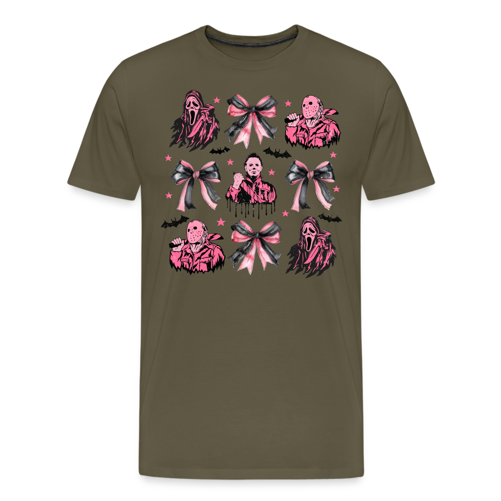 Halloweenmix pink Horror Premium T-Shirt Herren - Khaki