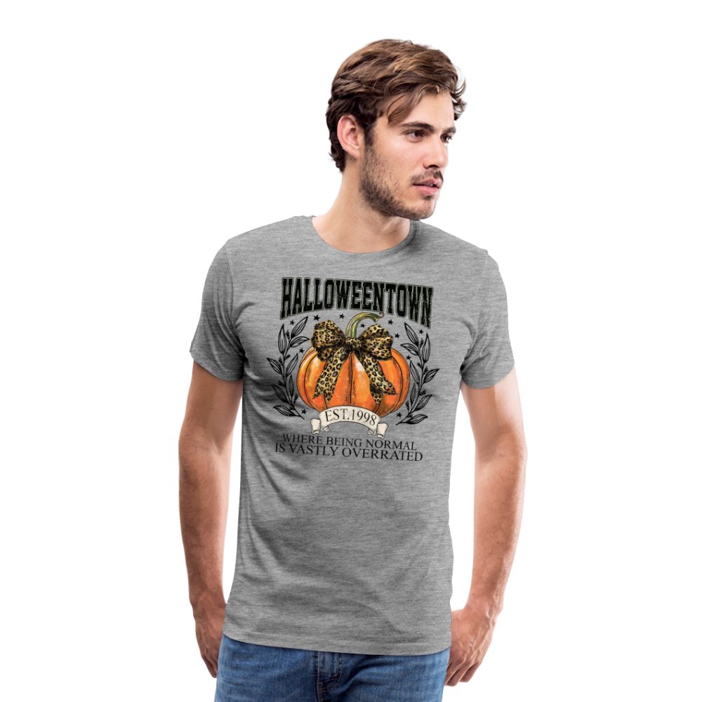 Halloweentown Halloween Horror Premium T-Shirt Herren - Grau meliert