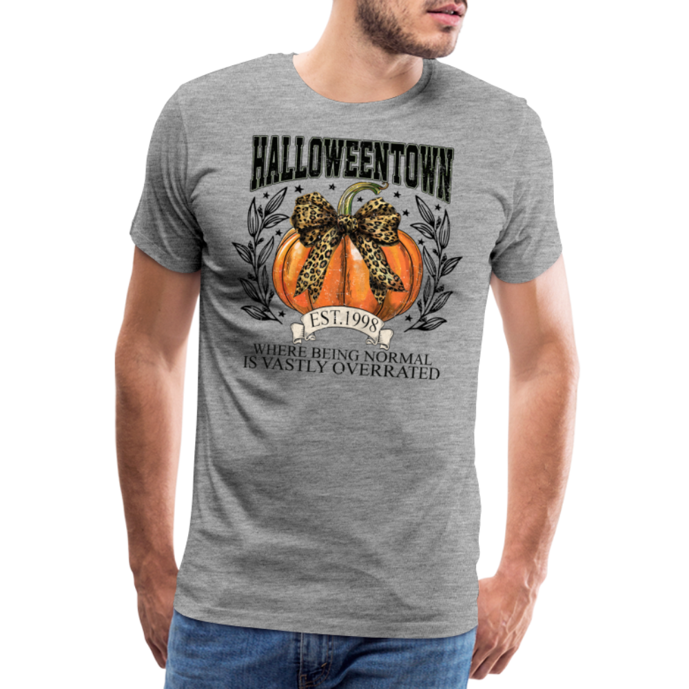 Halloweentown Halloween Horror Premium T-Shirt Herren - Grau meliert