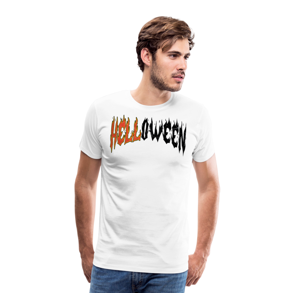 Halloweenbrand Halloween Horror Premium T-Shirt Herren - Weiß
