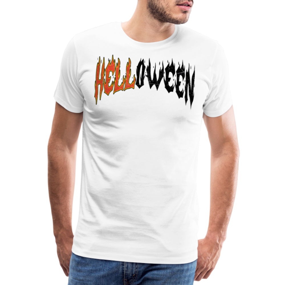 Halloweenbrand Halloween Horror Premium T-Shirt Herren - Weiß