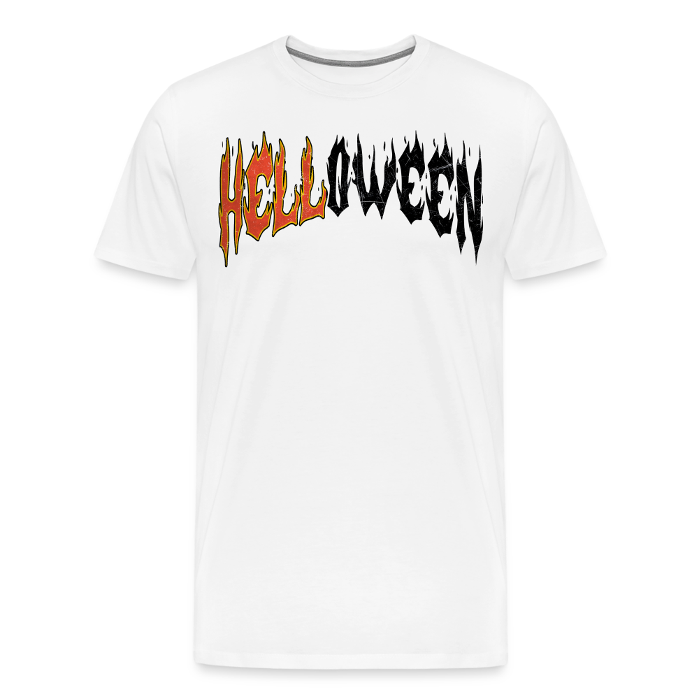 Halloweenbrand Halloween Horror Premium T-Shirt Herren - Weiß