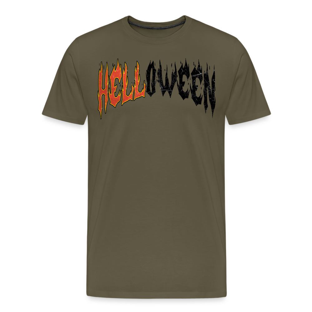 Halloweenbrand Halloween Horror Premium T-Shirt Herren - Khaki