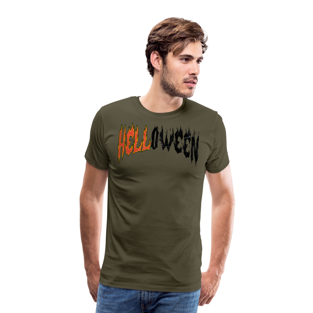 Halloweenbrand Halloween Horror Premium T-Shirt Herren - Khaki