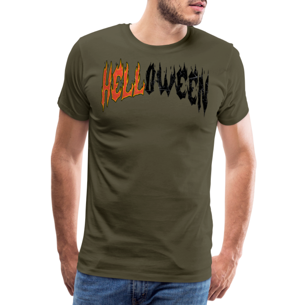 Halloweenbrand Halloween Horror Premium T-Shirt Herren - Khaki