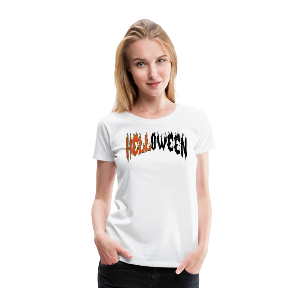 Halloweenbrand Halloween Horror Premium T-Shirt Damen - Weiß