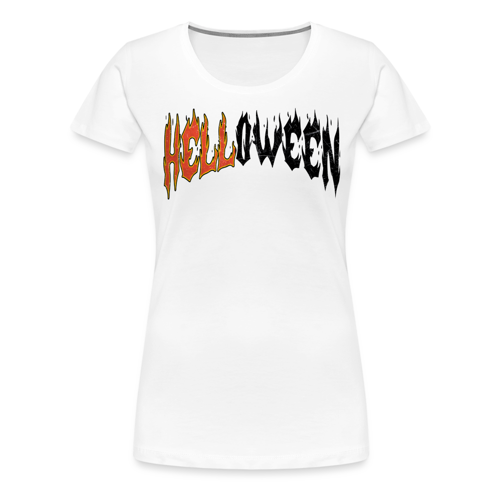 Halloweenbrand Halloween Horror Premium T-Shirt Damen - Weiß