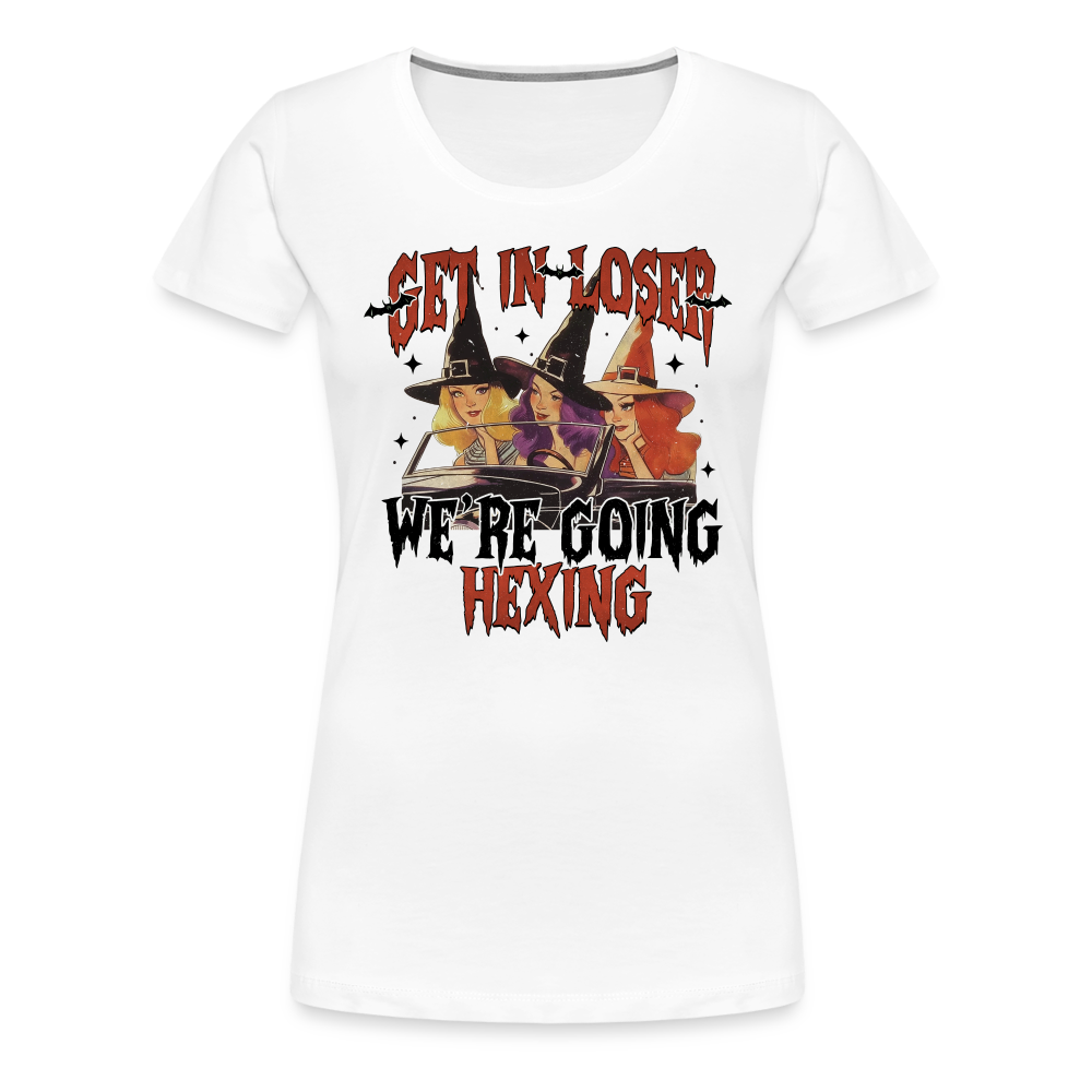 Hexing Halloween Horror Premium T-Shirt Damen - Weiß