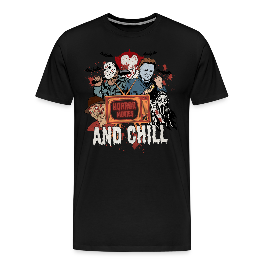 HORRORMOVIES Halloween Horror Premium T-Shirt black Herren - Schwarz