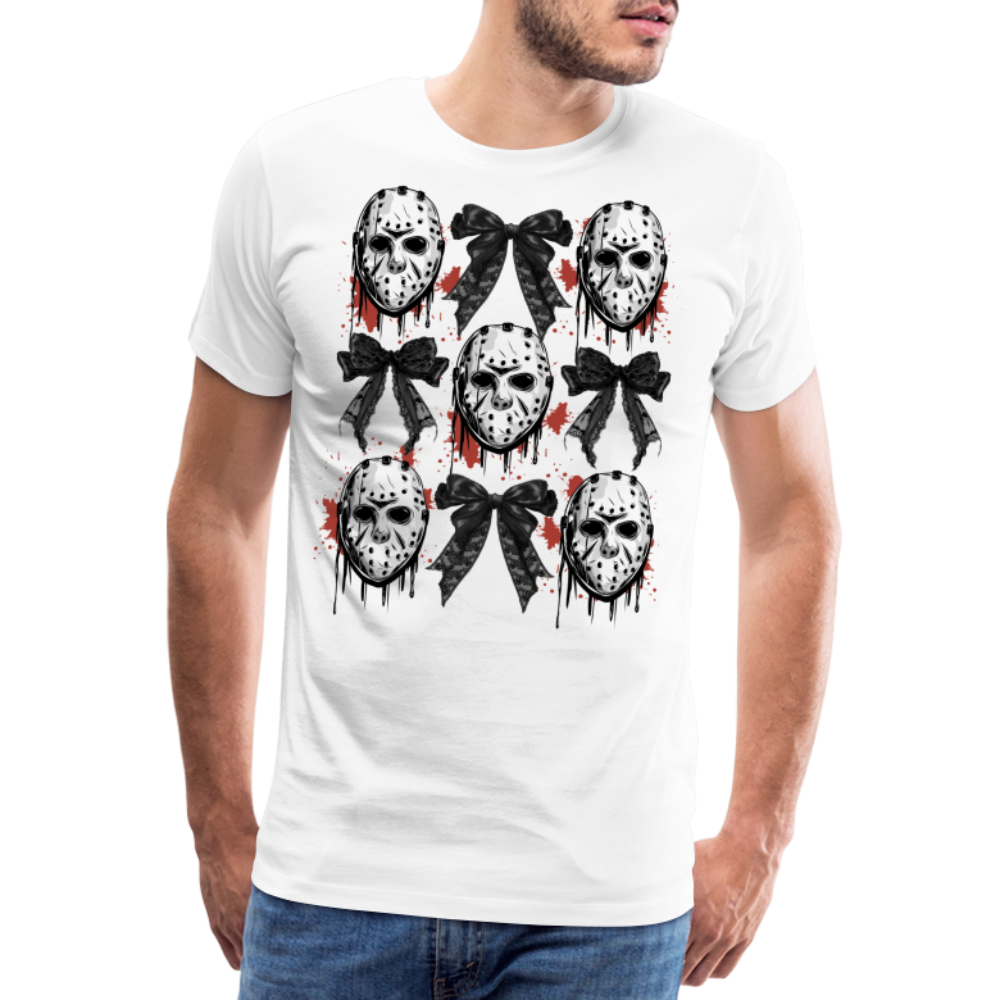 Jason mix Halloween Horror Premium T-Shirt Herren - Weiß