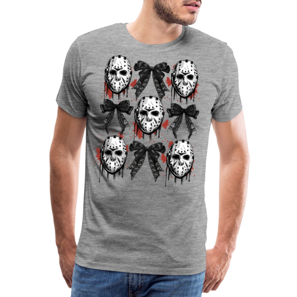 Jason mix Halloween Horror Premium T-Shirt Herren - Grau meliert
