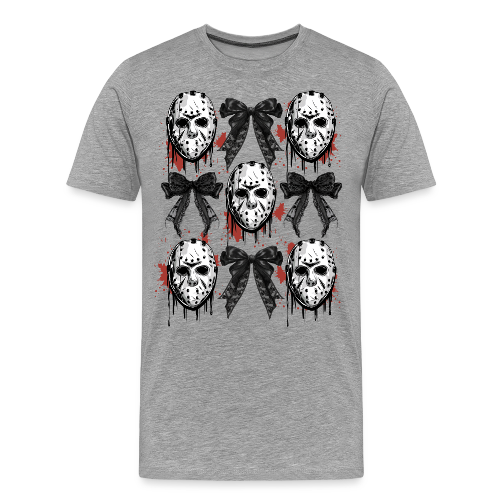 Jason mix Halloween Horror Premium T-Shirt Herren - Grau meliert