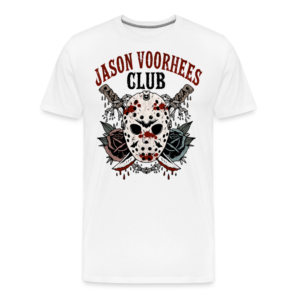 Jason Club Halloween Horror Premium T-Shirt Herren - Weiß