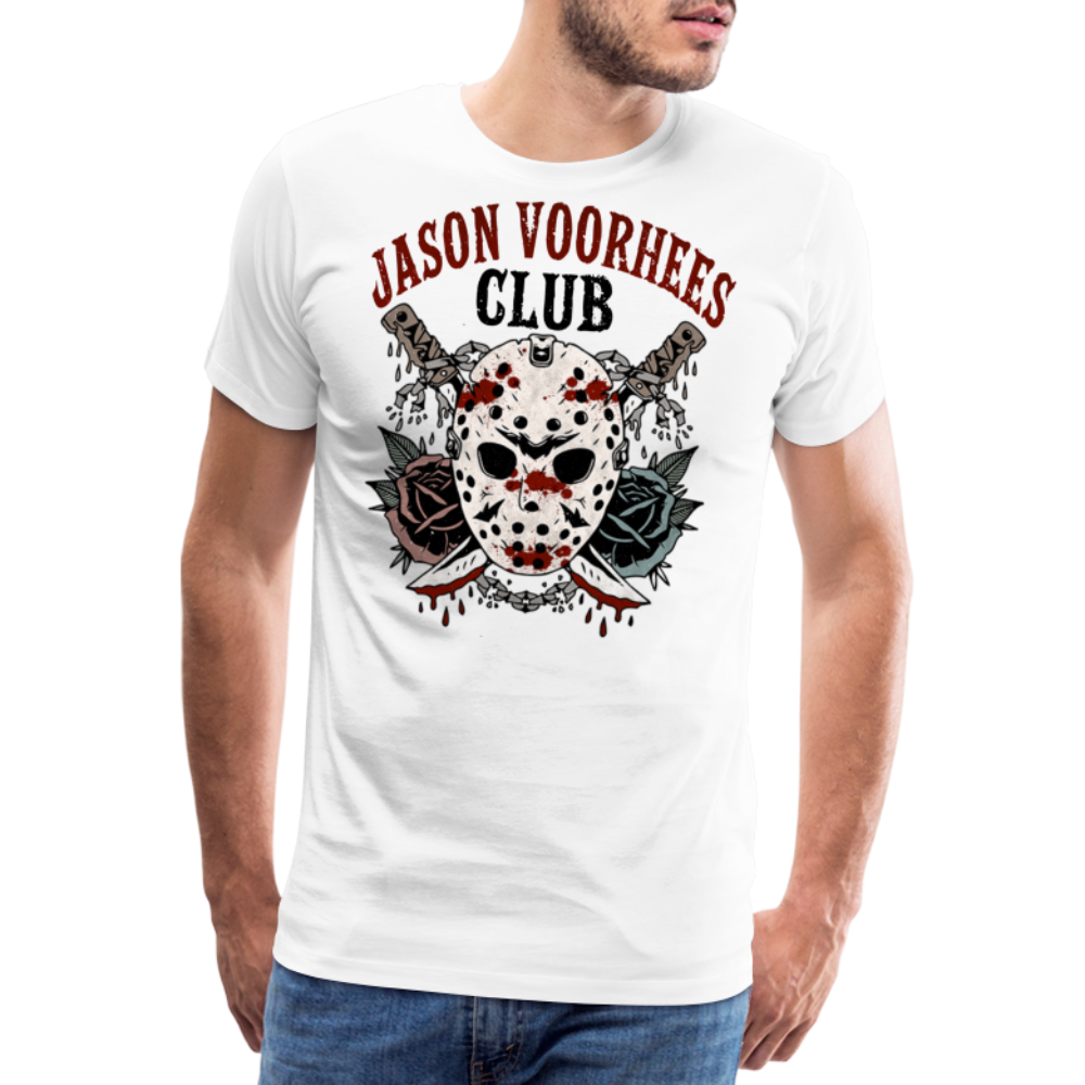 Jason Club Halloween Horror Premium T-Shirt Herren - Weiß