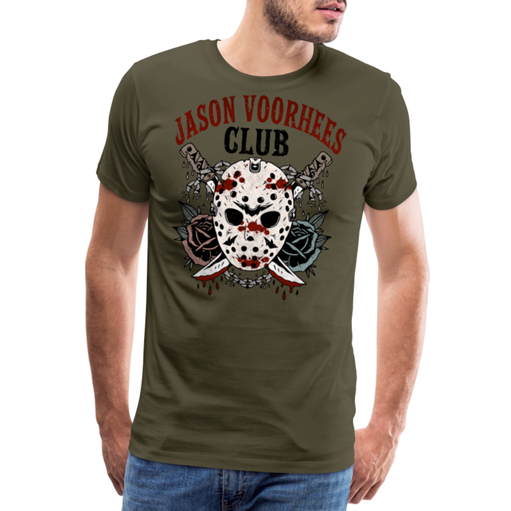 Jason Club Halloween Horror Premium T-Shirt Herren - Khaki