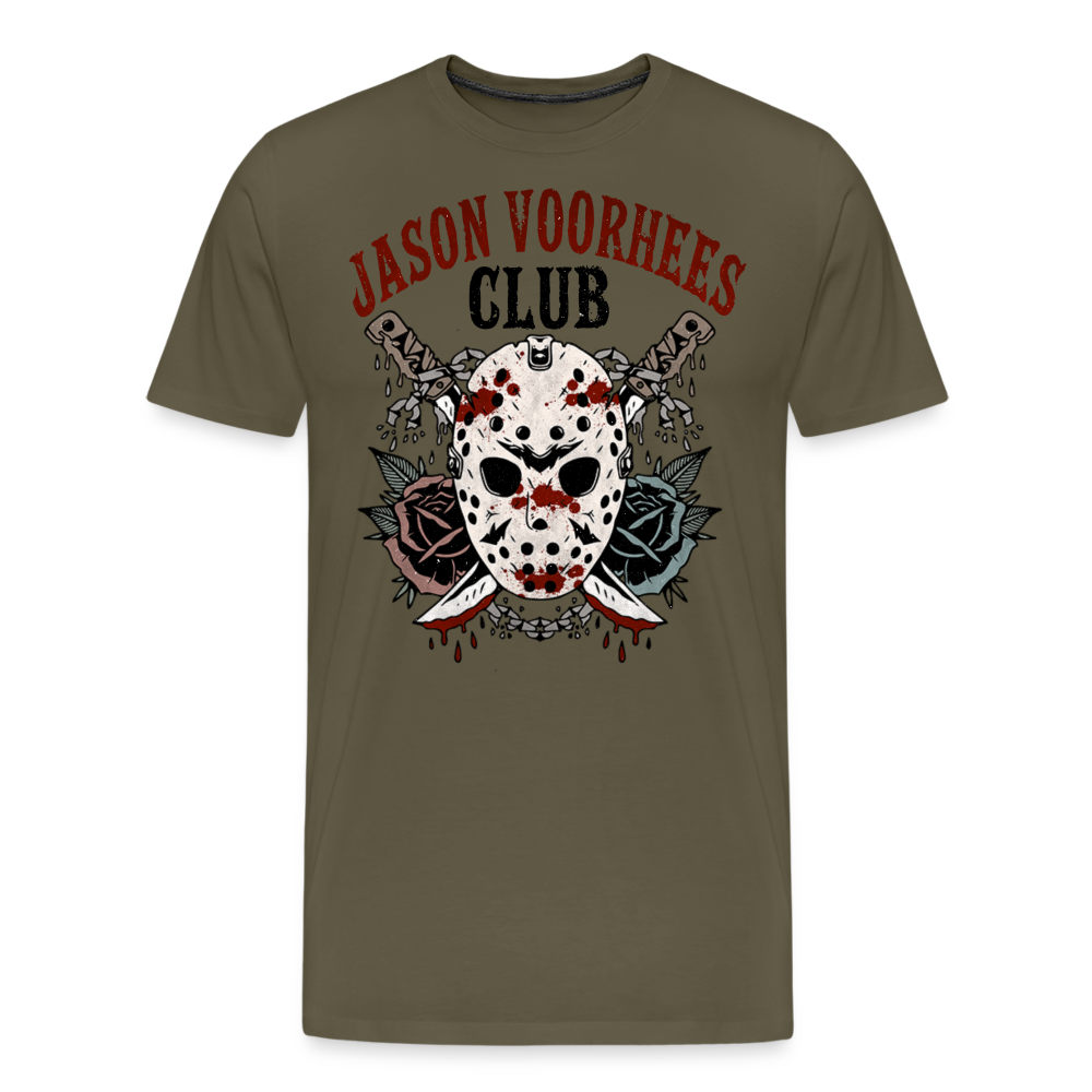 Jason Club Halloween Horror Premium T-Shirt Herren - Khaki