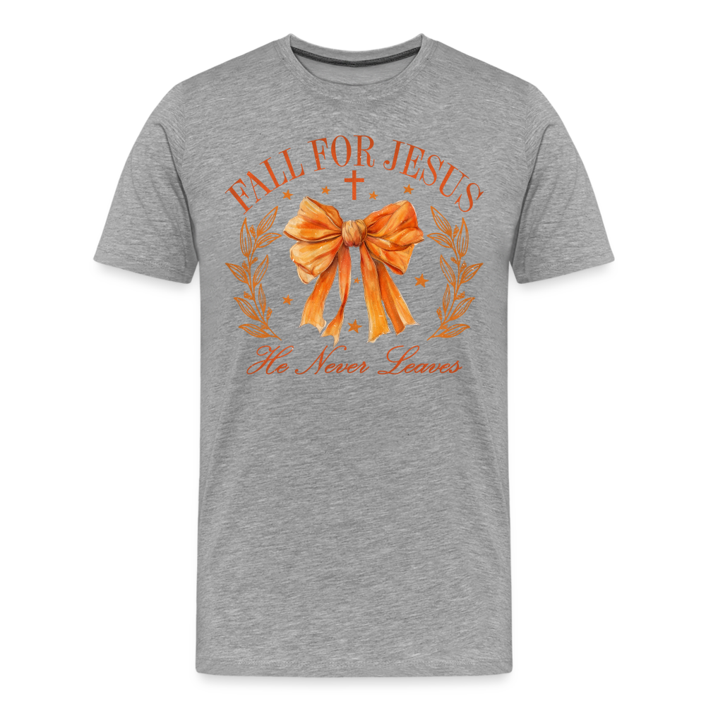 Fall for Jesus Halloween Horror Premium T-Shirt Herren - Grau meliert