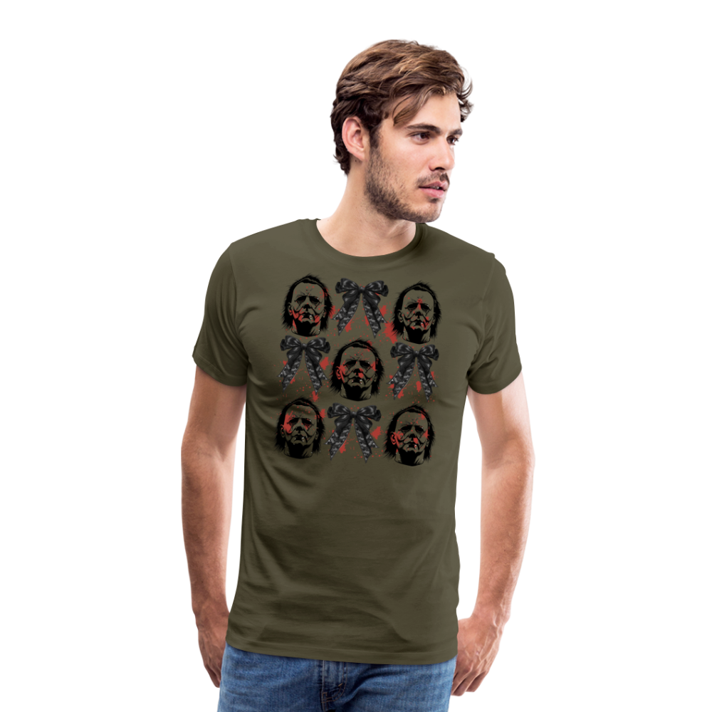 Michael Mix Halloween Horror Premium T-Shirt Herren - Khaki
