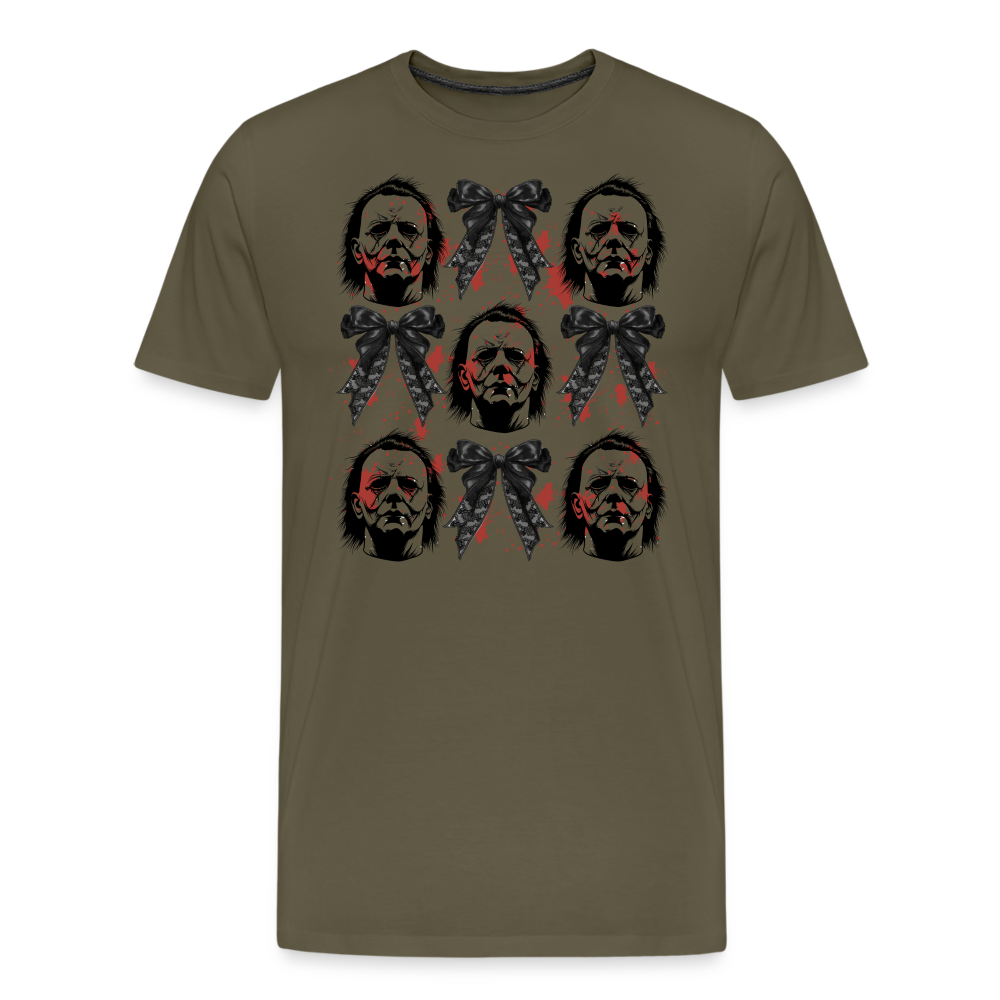 Michael Mix Halloween Horror Premium T-Shirt Herren - Khaki