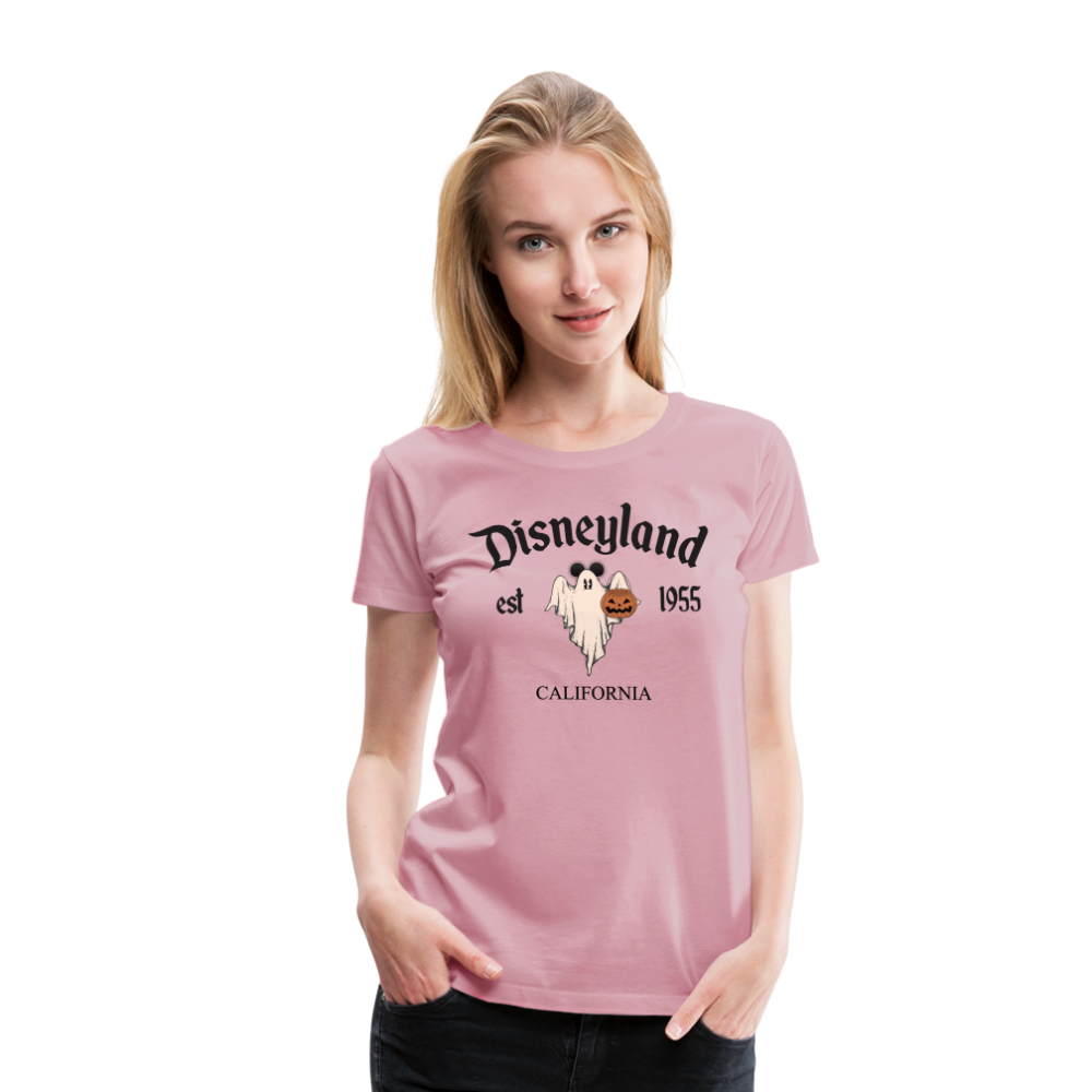 Disneyland EST. 1955 Halloween Horror Premium T-Shirt Damen - Hellrosa