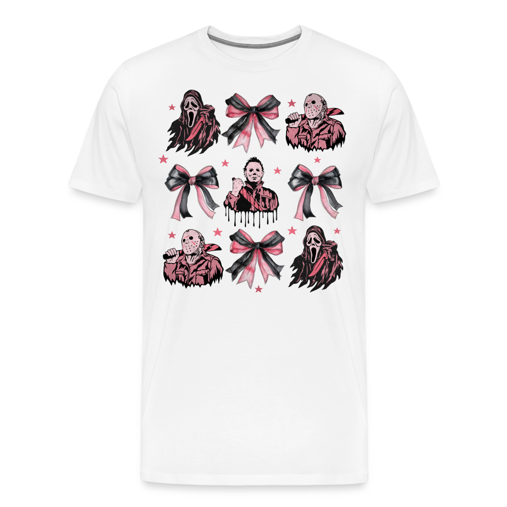 Pinkhalloween Horror Premium T-Shirt Herren - Weiß