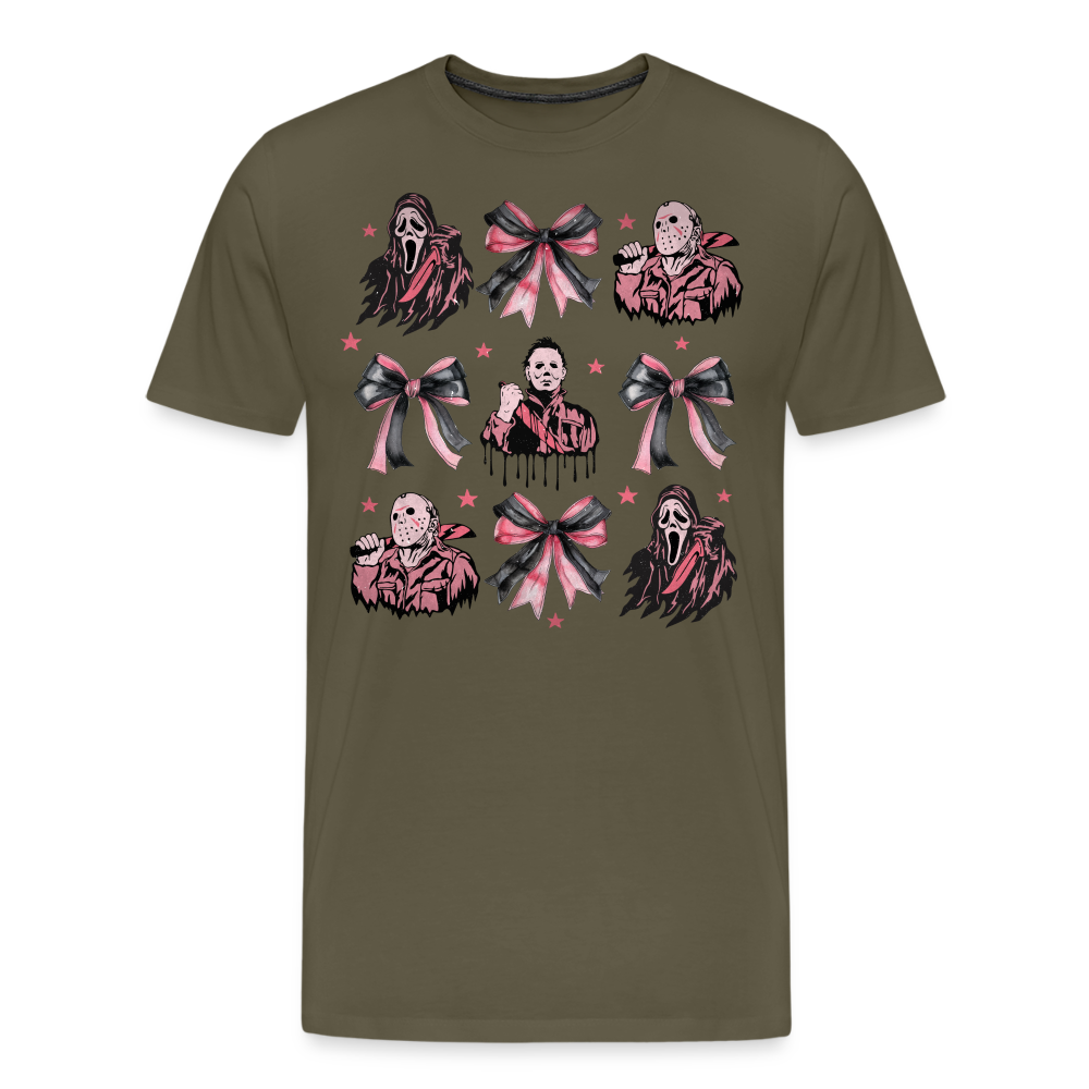 Pinkhalloween Horror Premium T-Shirt Herren - Khaki