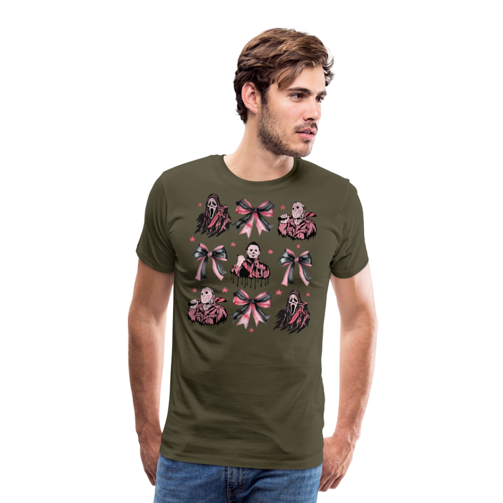 Pinkhalloween Horror Premium T-Shirt Herren - Khaki