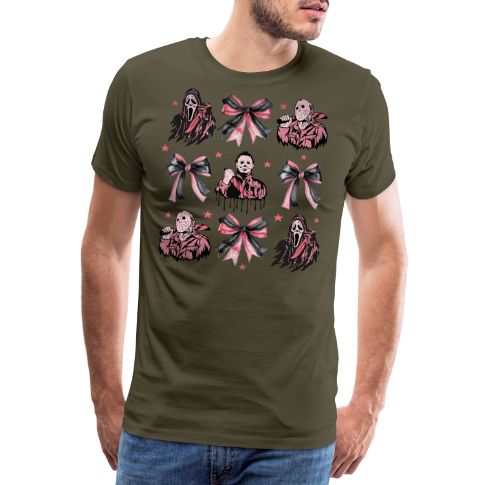 Pinkhalloween Horror Premium T-Shirt Herren - Khaki