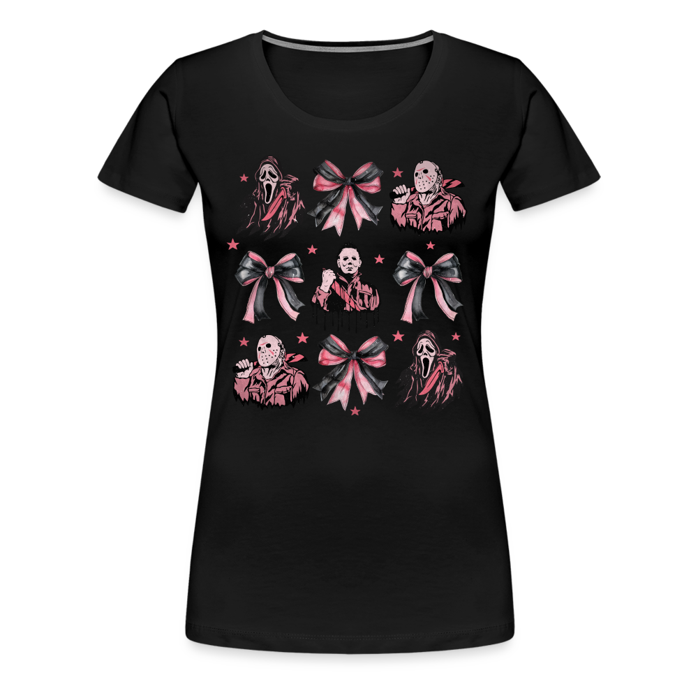 Pinkhalloween Horror Premium T-Shirt Damen - Schwarz