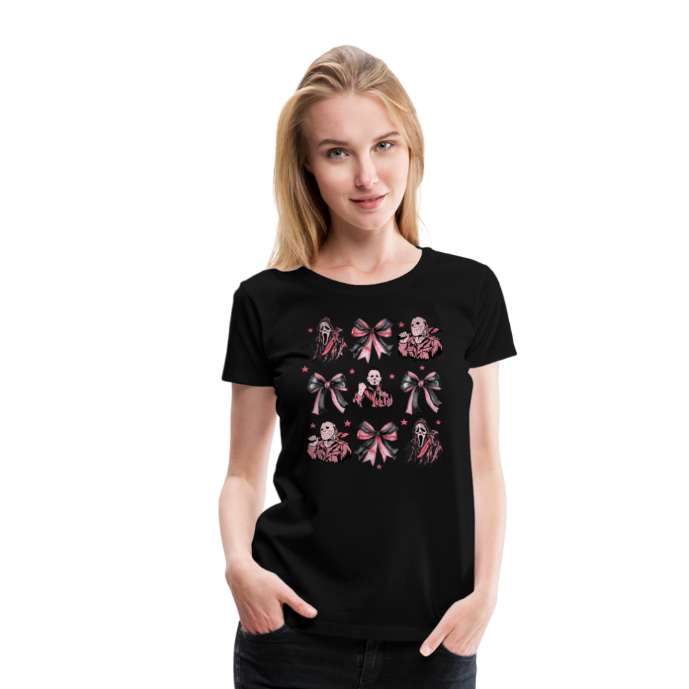Pinkhalloween Horror Premium T-Shirt Damen - Schwarz