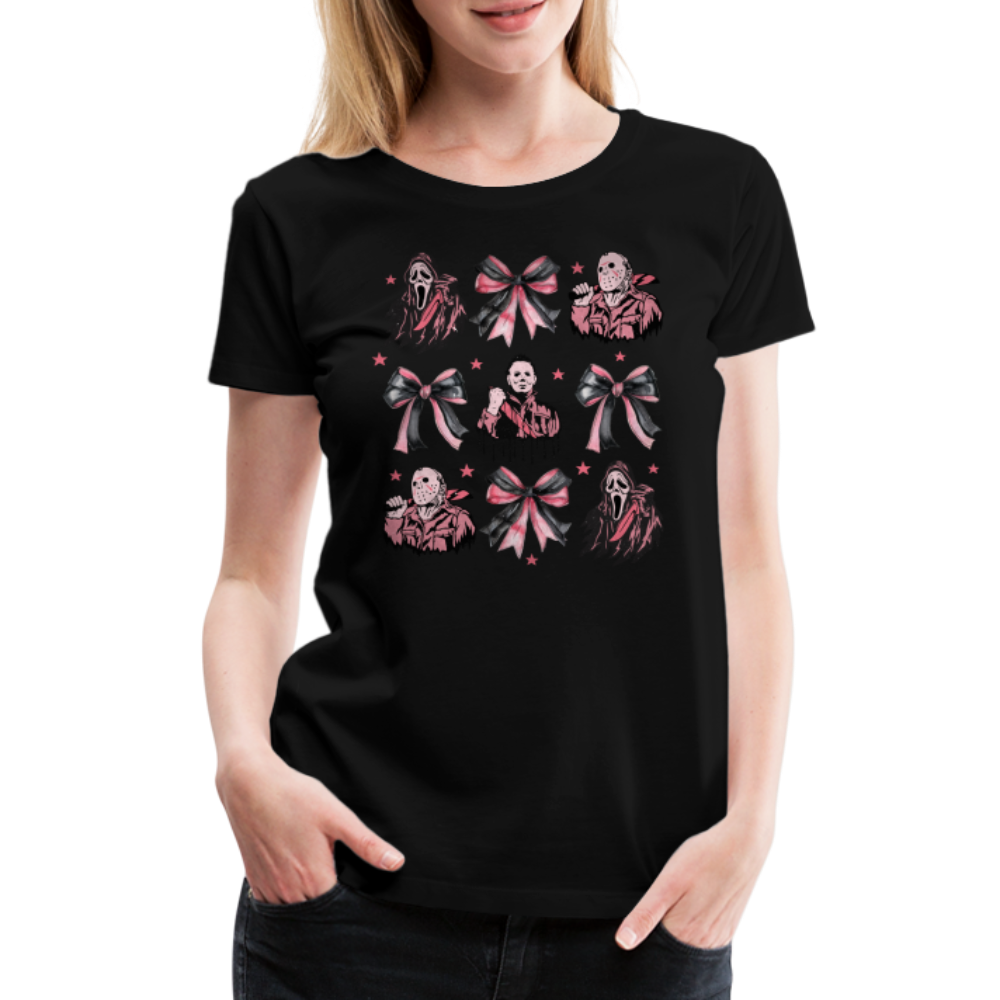 Pinkhalloween Horror Premium T-Shirt Damen - Schwarz