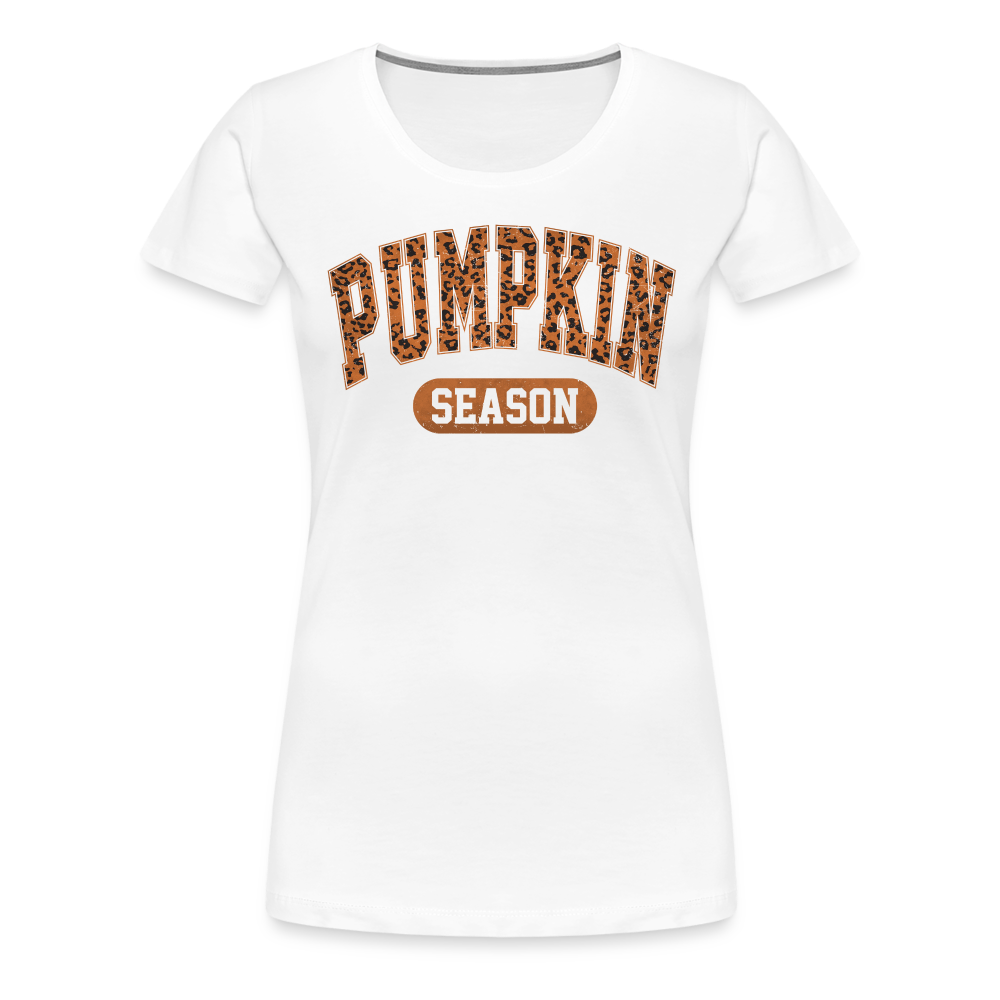 PUMPKINSEASON Halloween Horror Premium T-Shirt Damen - Weiß