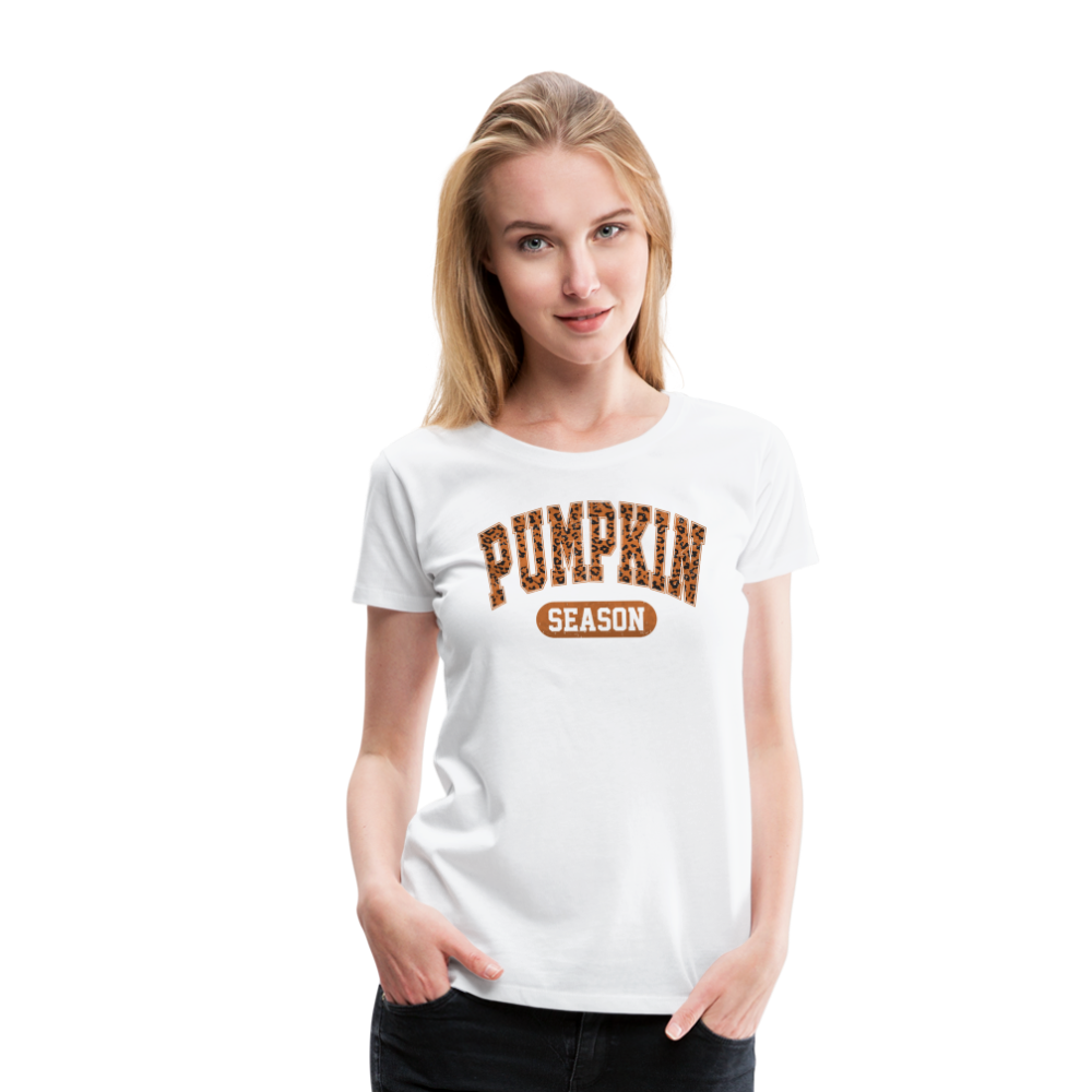 PUMPKINSEASON Halloween Horror Premium T-Shirt Damen - Weiß