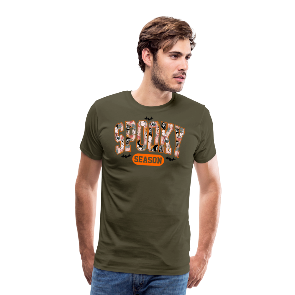 Spooky Season Halloween Horror Premium T-Shirt Herren - Khaki