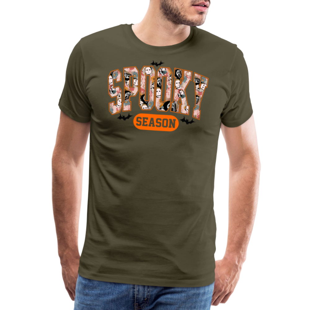 Spooky Season Halloween Horror Premium T-Shirt Herren - Khaki
