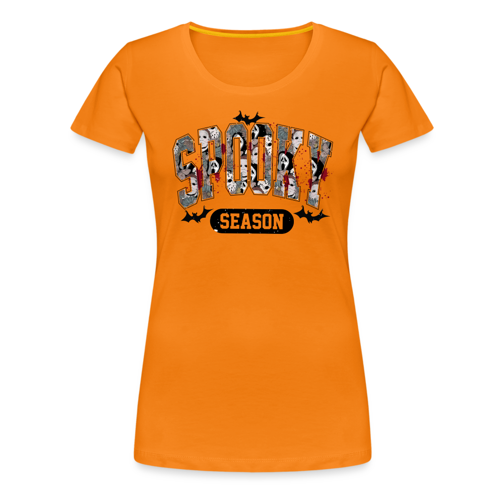 Spooky Season 2 Halloween Horror Premium T-Shirt Damen - Orange