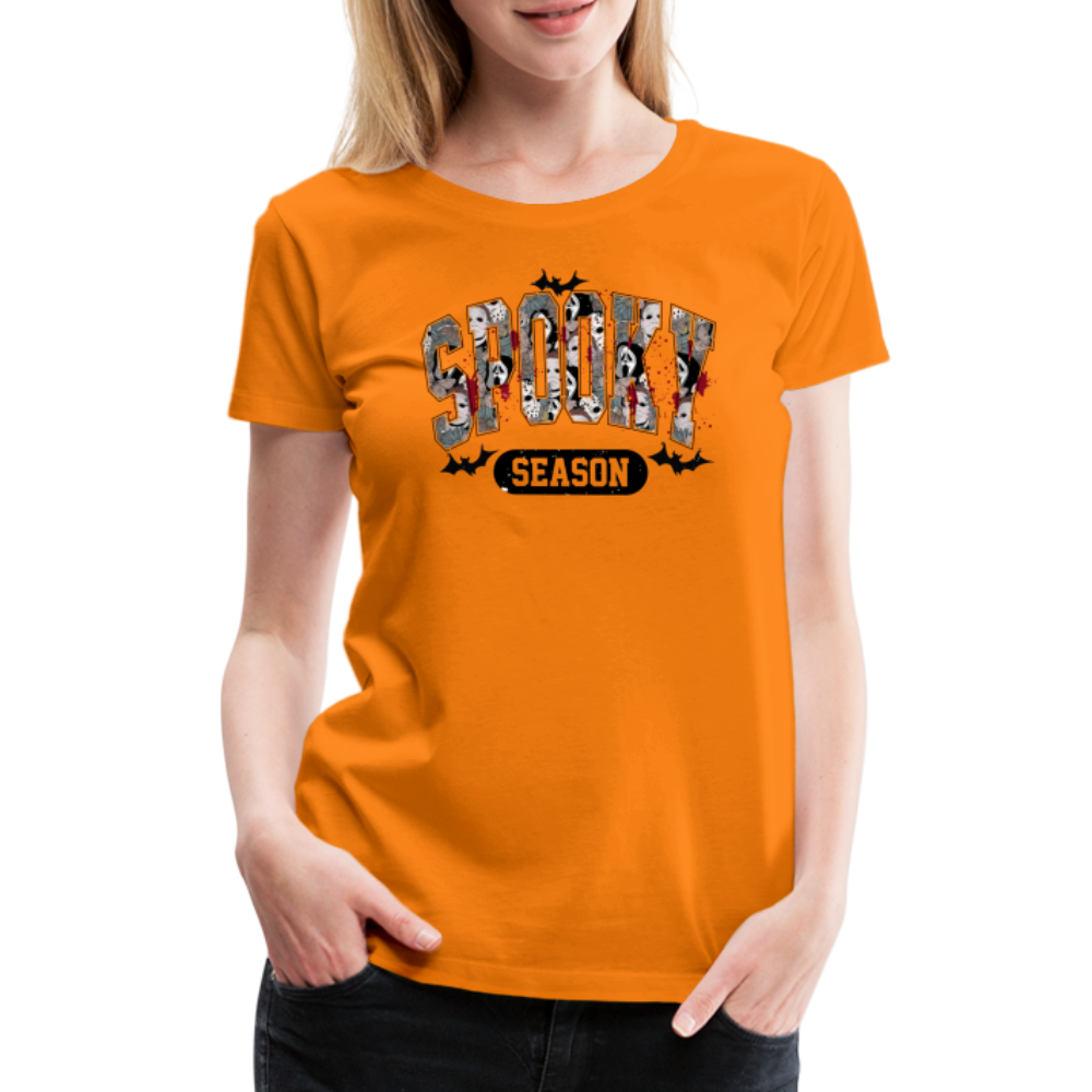 Spooky Season 2 Halloween Horror Premium T-Shirt Damen - Orange
