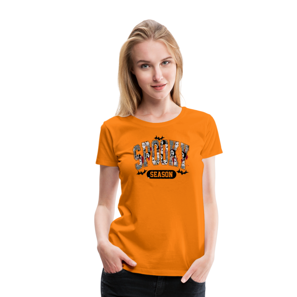 Spooky Season 2 Halloween Horror Premium T-Shirt Damen - Orange