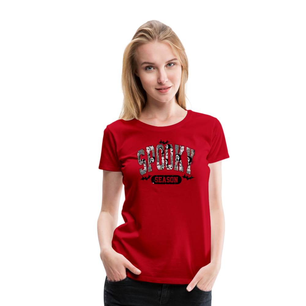 Spooky Season 2 Halloween Horror Premium T-Shirt Damen - Rot