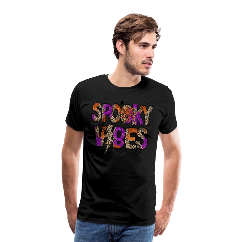 SPOOKYVIBES Halloween Horror Premium T-Shirt Herren - Schwarz