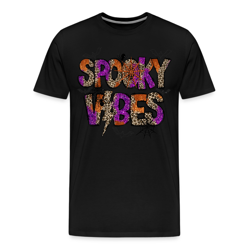 SPOOKYVIBES Halloween Horror Premium T-Shirt Herren - Schwarz