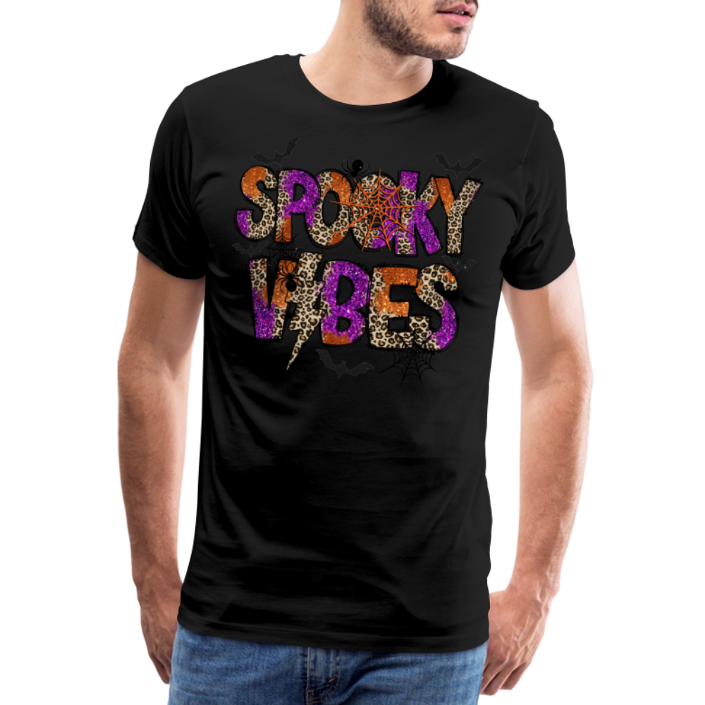 SPOOKYVIBES Halloween Horror Premium T-Shirt Herren - Schwarz