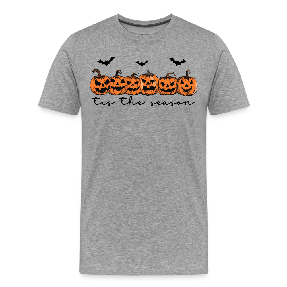 tistheseason Halloween Horror Premium T-Shirt Herren - Grau meliert