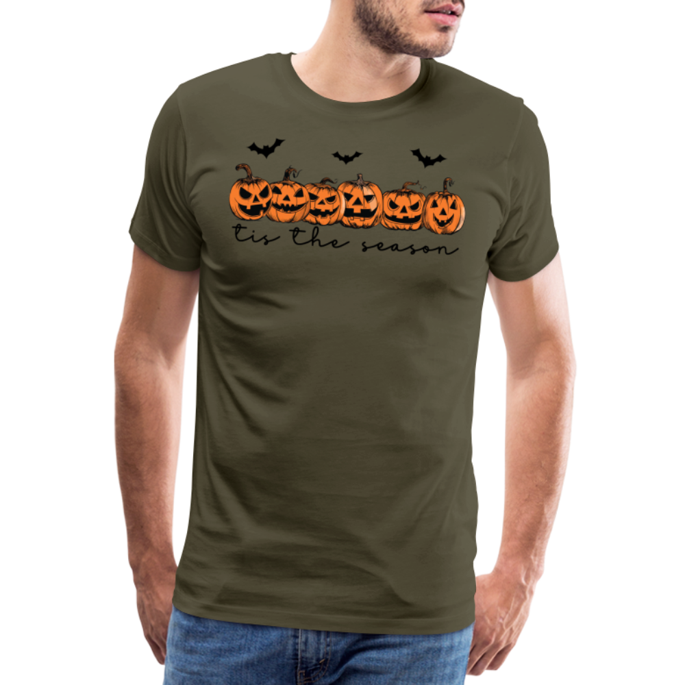 tistheseason Halloween Horror Premium T-Shirt Herren - Khaki
