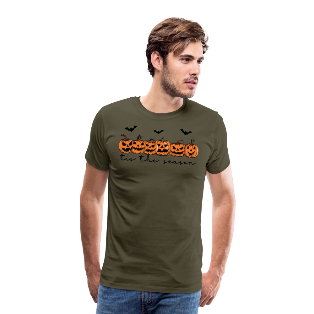 tistheseason Halloween Horror Premium T-Shirt Herren - Khaki