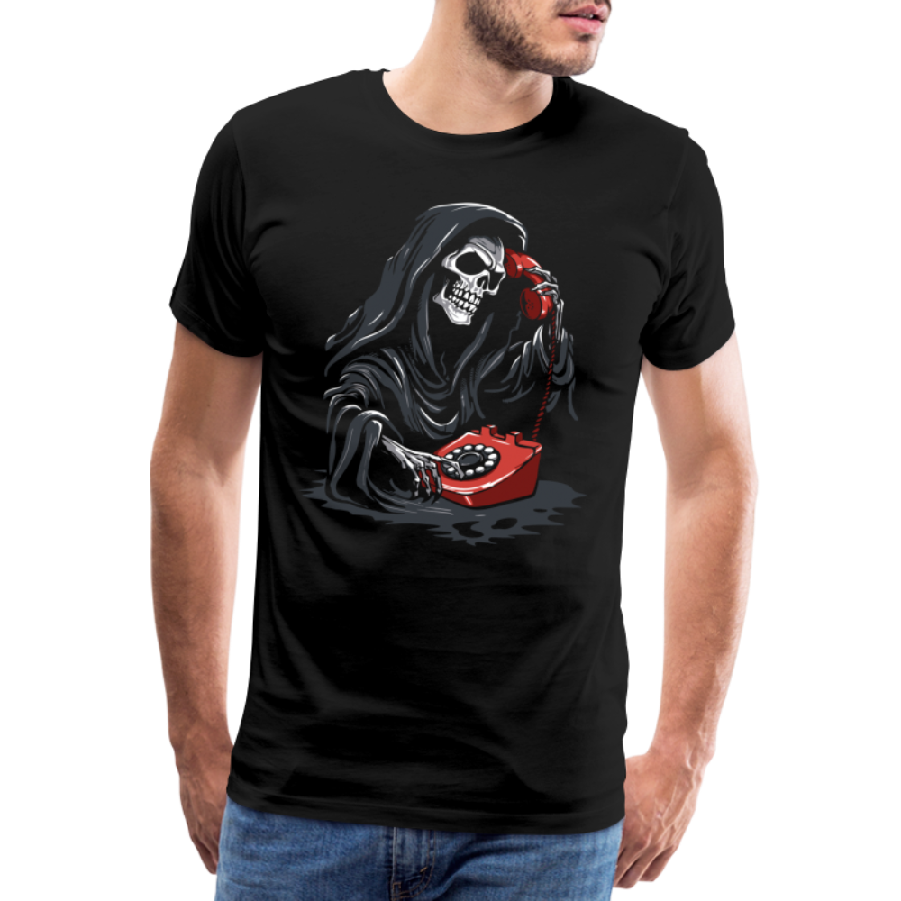 Deathredphone Halloween Horror Premium T-Shirt Herren - Schwarz