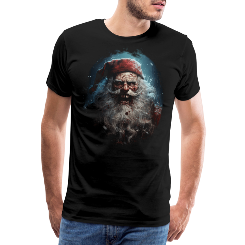 Horror Santa Halloween Horror Premium T-Shirt Herren - Schwarz