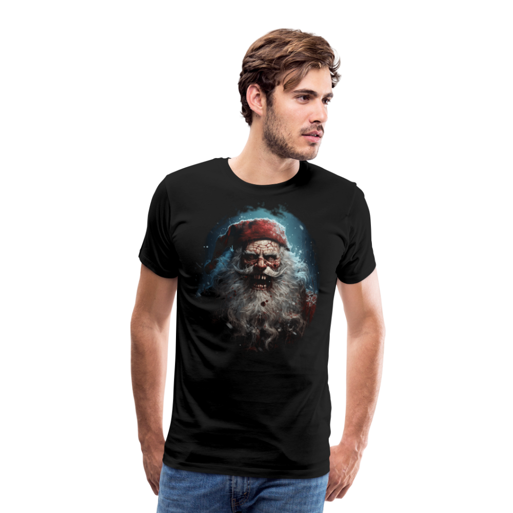 Horror Santa Halloween Horror Premium T-Shirt Herren - Schwarz