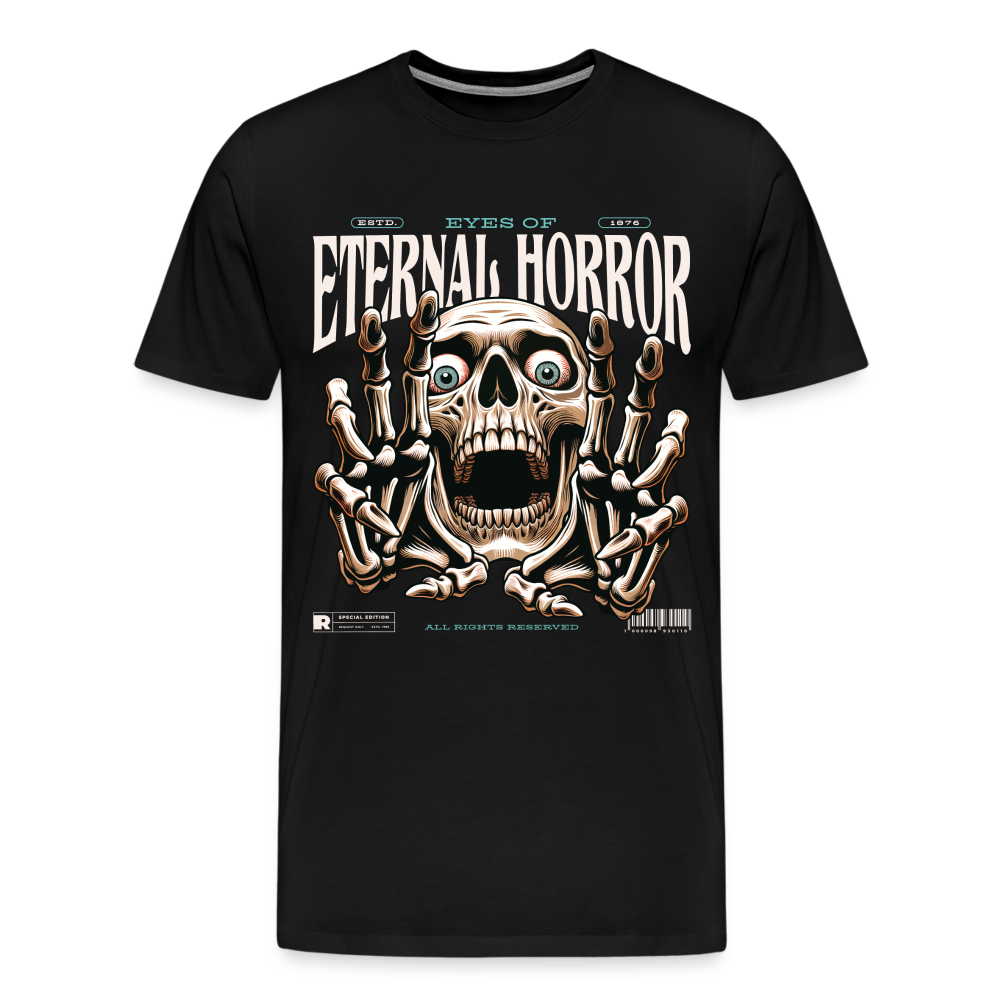 Eternal Horror Skull Halloween Horror Premium T-Shirt Herren - Schwarz