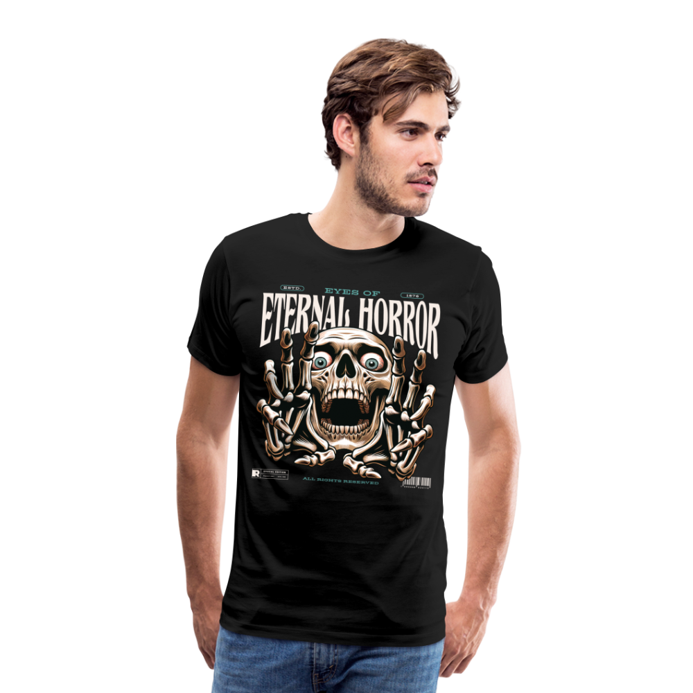 Eternal Horror Skull Halloween Horror Premium T-Shirt Herren - Schwarz